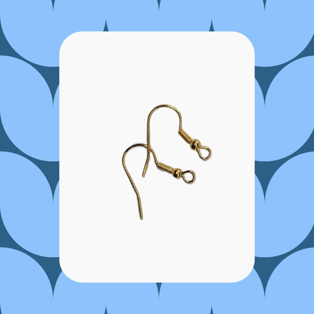 Un par de ganchos para aretes