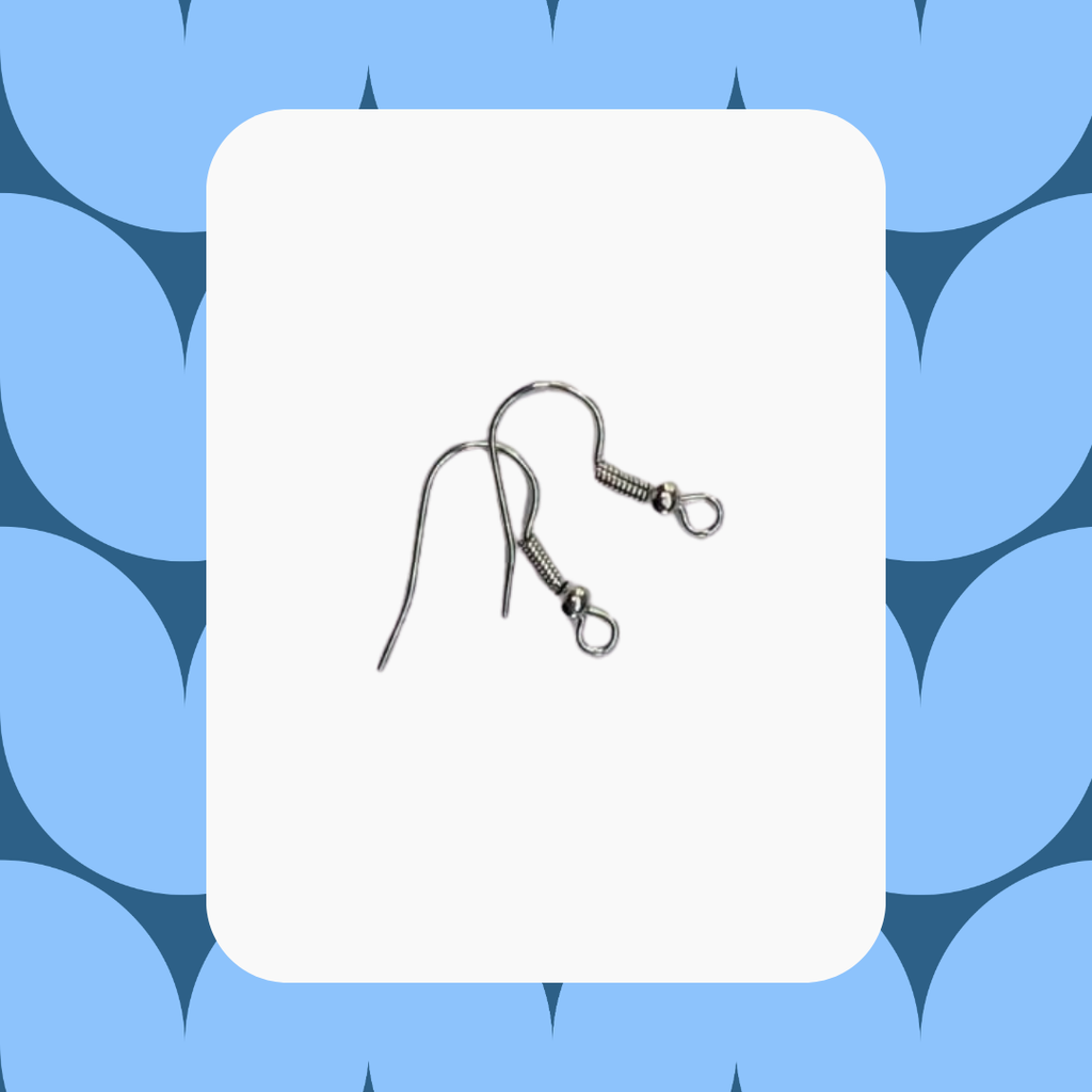 Un par de ganchos para aretes