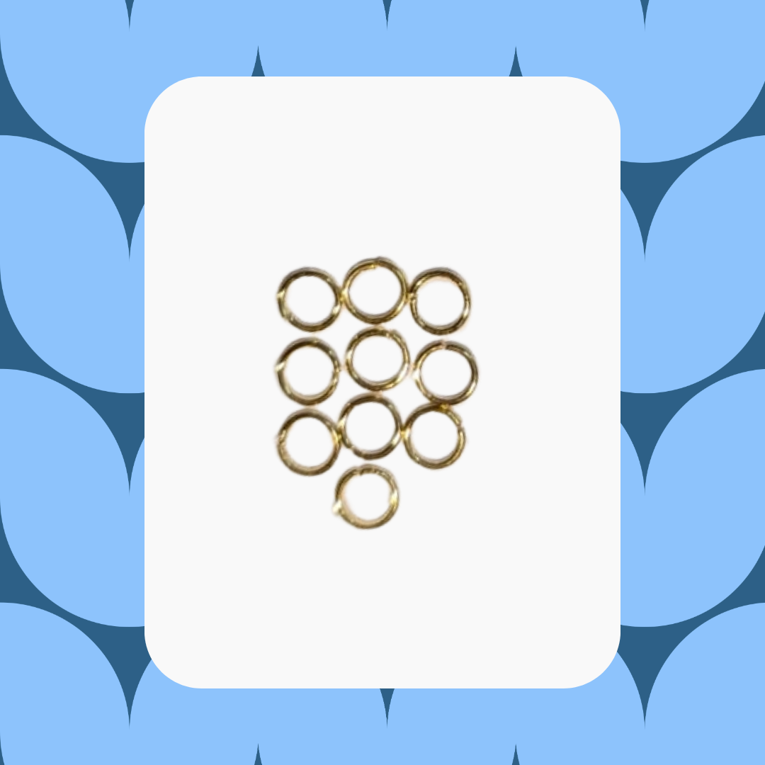 Paquete de 10 argollas para joyería