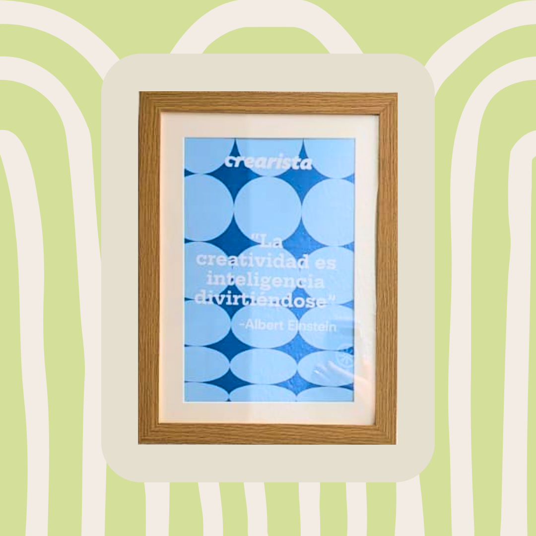 Marco de arte para exponer y almacenar dibujos y pinturas