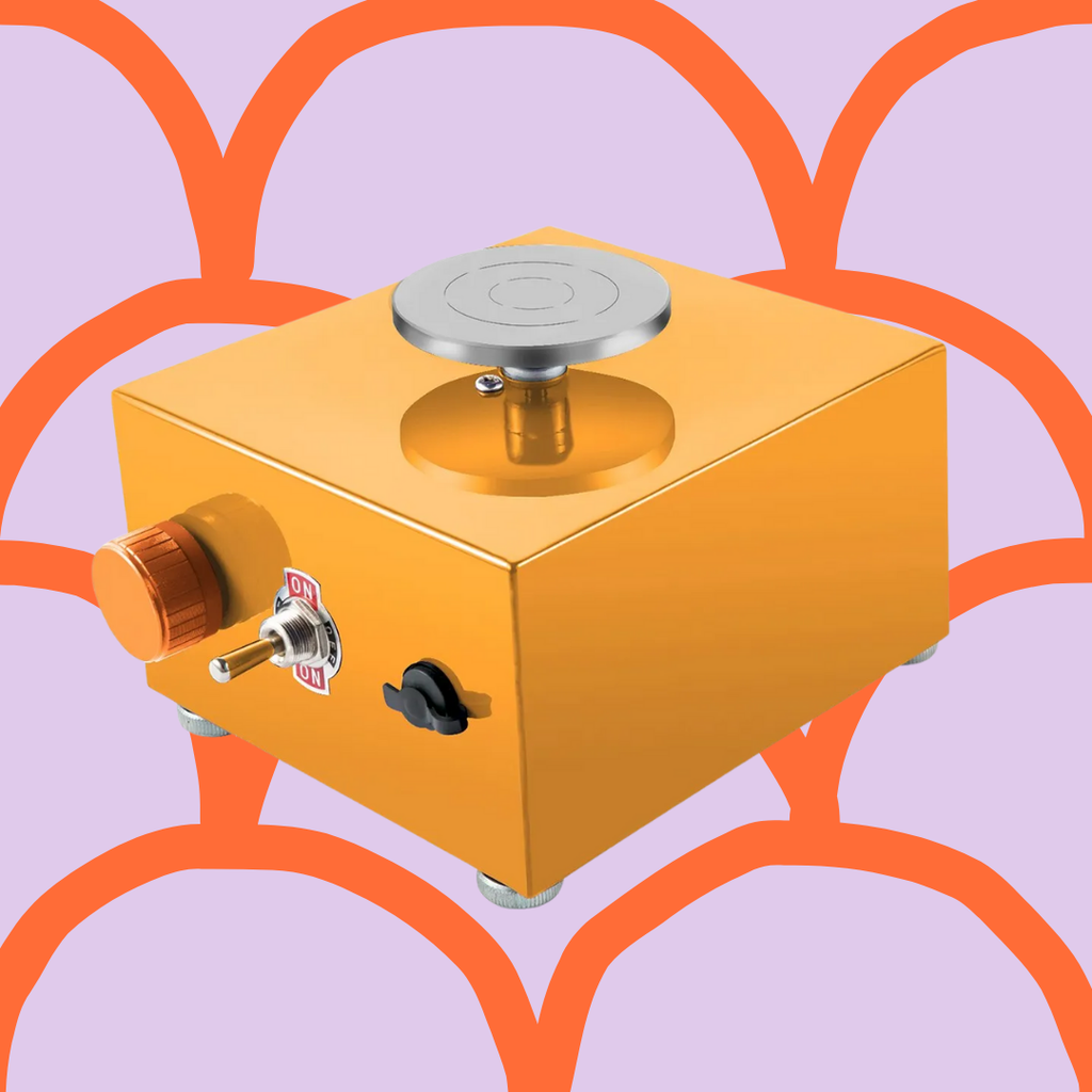 Kit de inicio de cerámica con torno miniatura