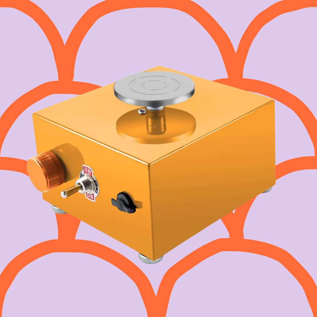 Kit de inicio de cerámica con torno miniatura