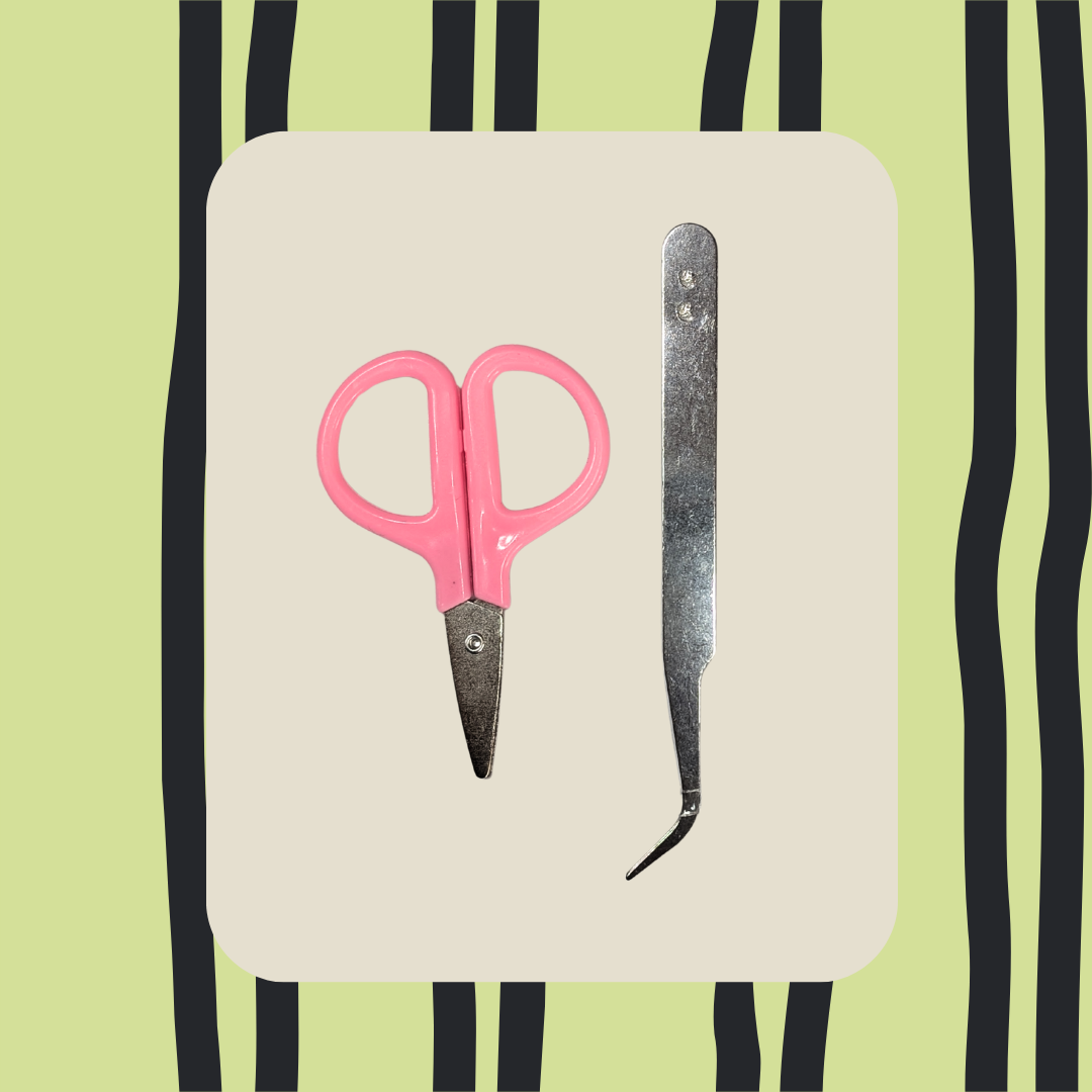 Kit tijeras mini y pinzas para manualidades