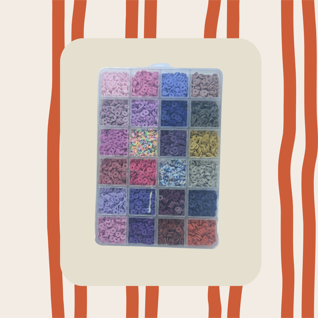 Cuentas de arcilla polimérica (varios colores)