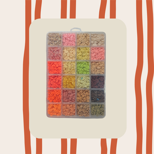 Cuentas de arcilla polimérica (varios colores)