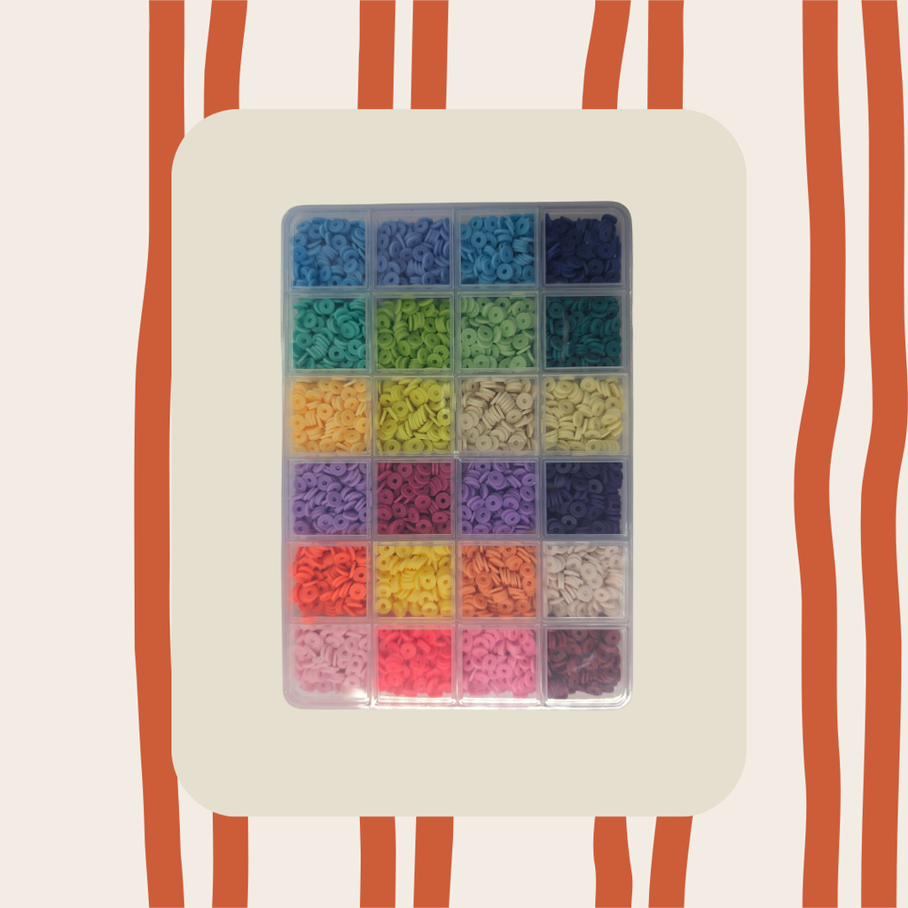 Cuentas de arcilla polimérica (varios colores)