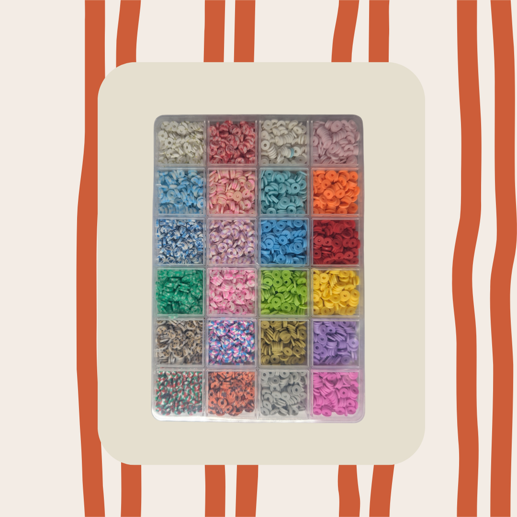 Cuentas de arcilla polimérica (varios colores)