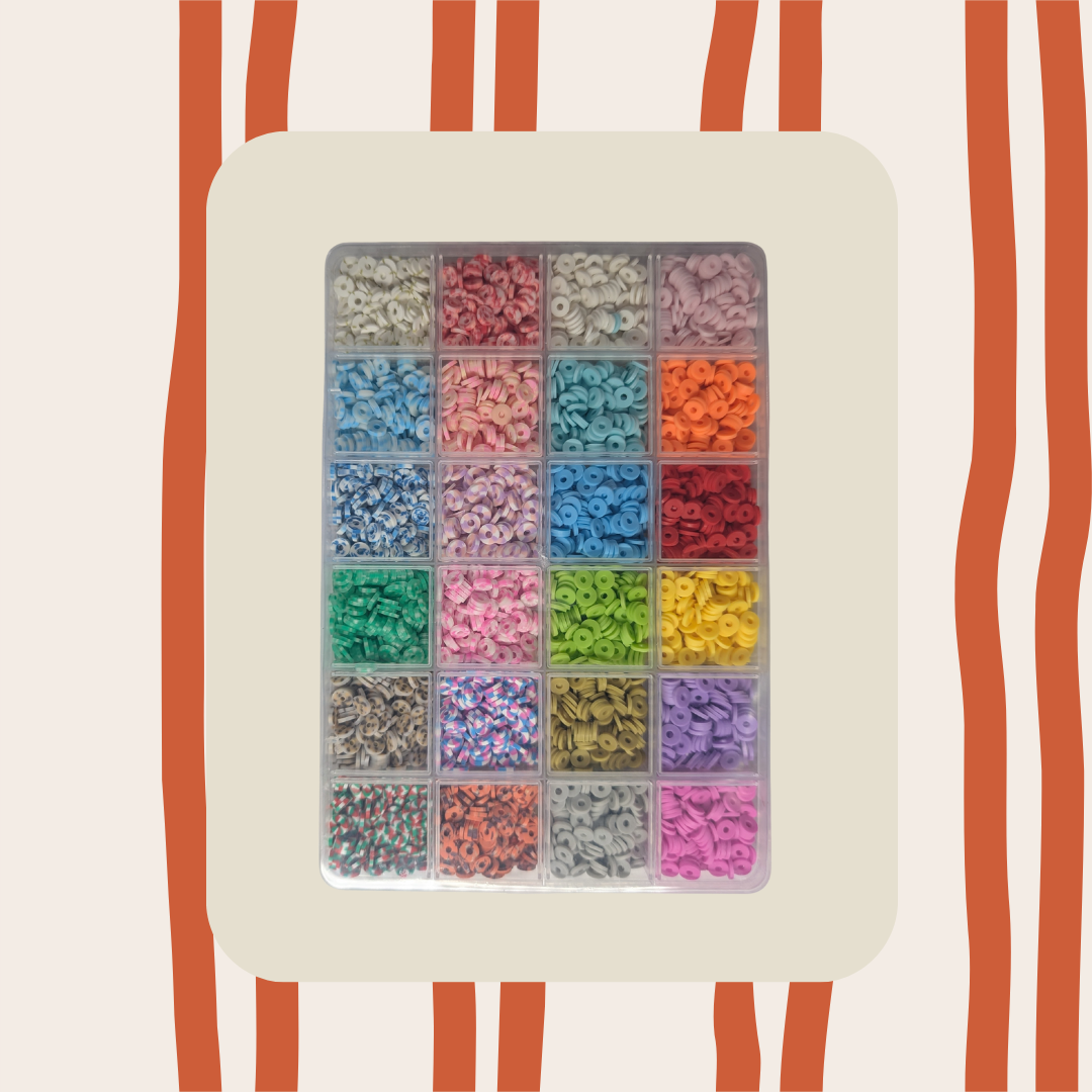 Cuentas de arcilla polimérica (varios colores)