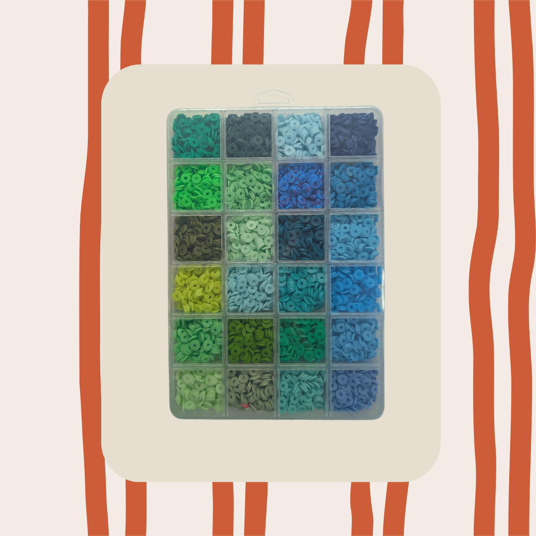 Cuentas de arcilla polimérica (varios colores)