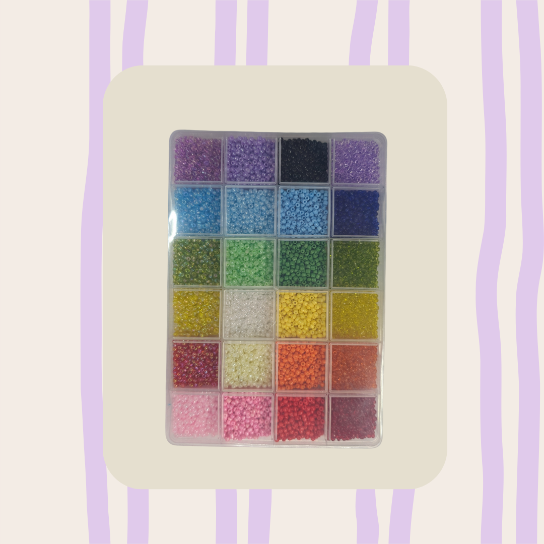 Cuentas de cristal (Varios colores)