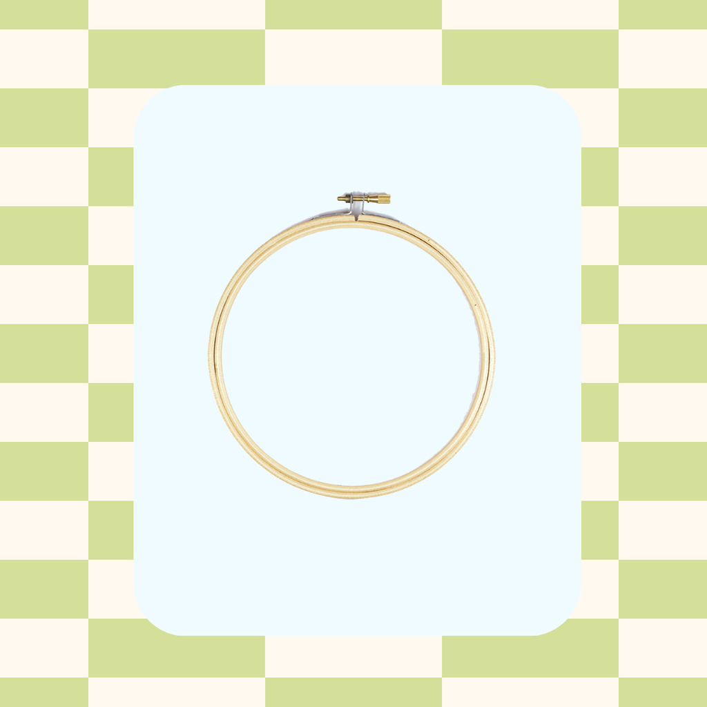 Aro de bordar mediano de bambú 6 pulgadas (15.24 cm)