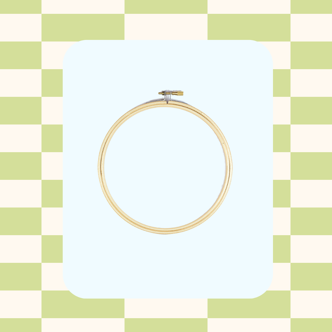 Aro de bordar mediano de bambú 6 pulgadas (15.24 cm)