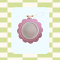 Mini aro de bordar de flor (plástico) 2.5 pulgadas (6 cm)