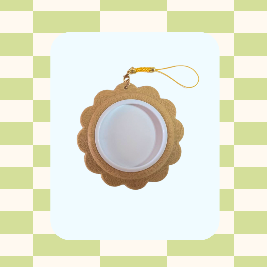 Mini aro de bordar de flor (plástico) 2.5 pulgadas (6 cm)