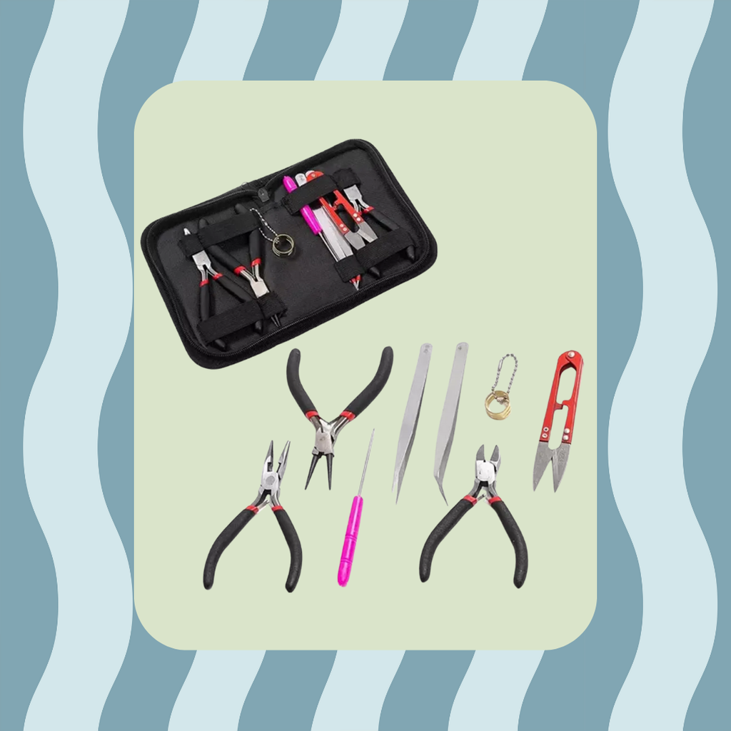 Kit de pinzas y herramientas básico de joyería