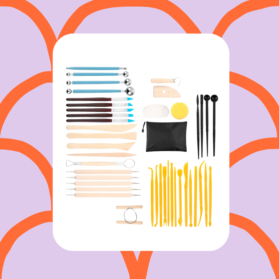 Kit de herramientas de modelado de arcilla (42 piezas)